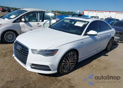 2016 Audi A6 3.0T Premium Plus z USA, uszkodzony, nr VIN WAUHGAFC6GN003498